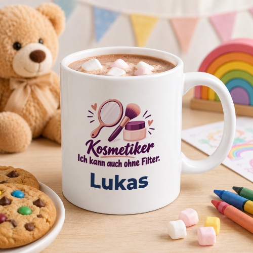 Personalisierte Tasse »Kosmetiker«