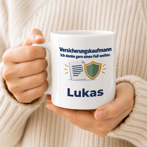 Personalisierte Tasse »Versicherungskaufmann«