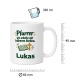 Personalisierte Tasse »Pfarrer«