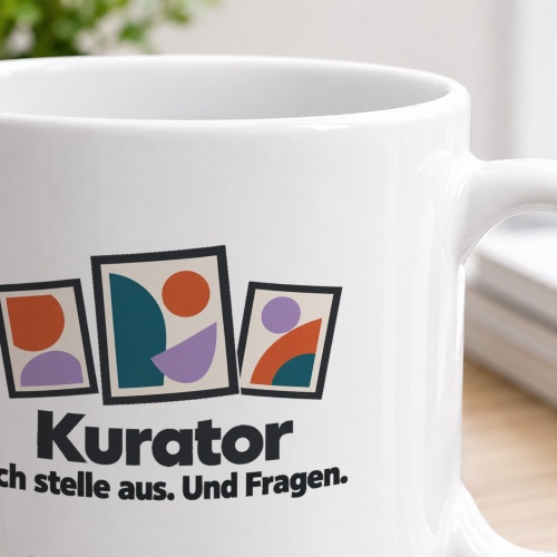 Personalisierte Tasse »Kurator«