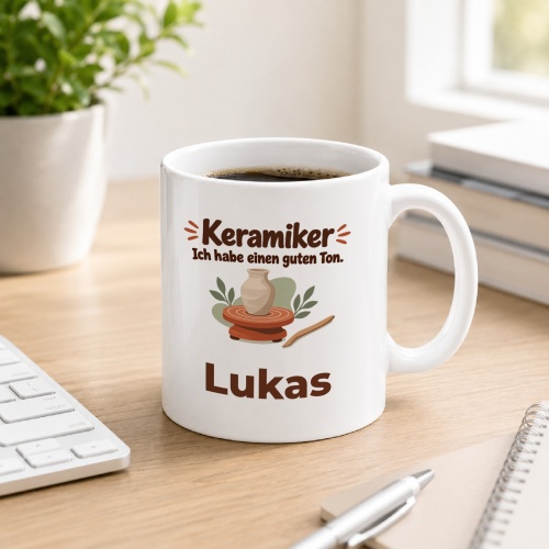 Personalisierte Tasse »Keramiker«