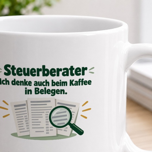 Personalisierte Tasse »Steuerberater«