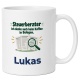 Personalisierte Tasse »Steuerberater«