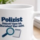 Personalisierte Tasse »Polizist«