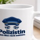 Personalisierte Tasse »Polizistin«