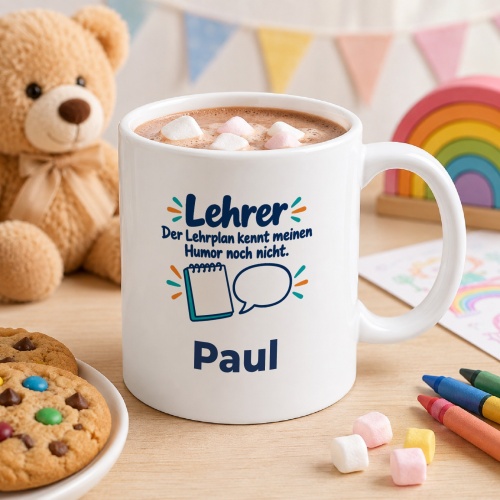 Personalisierte Tasse »Lehrer«