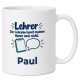 Personalisierte Tasse »Lehrer«