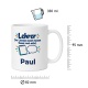 Personalisierte Tasse »Lehrer«