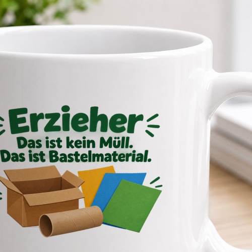 Personalisierte Tasse »Erzieher«