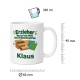 Personalisierte Tasse »Erzieher«