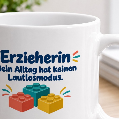 Personalisierte Tasse »Erzieherin«