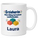 Personalisierte Tasse »Erzieherin«