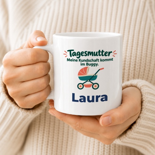 Personalisierte Tasse »Tagesmutter«