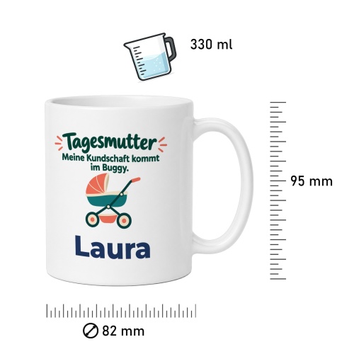 Personalisierte Tasse »Tagesmutter«