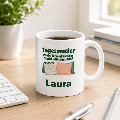 Personalisierte Tasse »Tagesmutter«