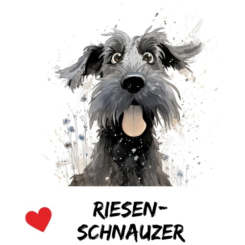 Tasse »Riesenschnauzer Herz«