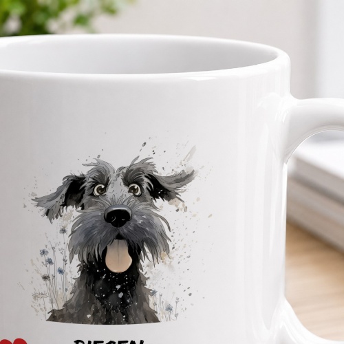 Tasse »Riesenschnauzer Herz«