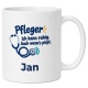 Personalisierte Tasse »Pfleger«