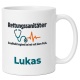 Personalisierte Tasse »Rettungssanitäter«