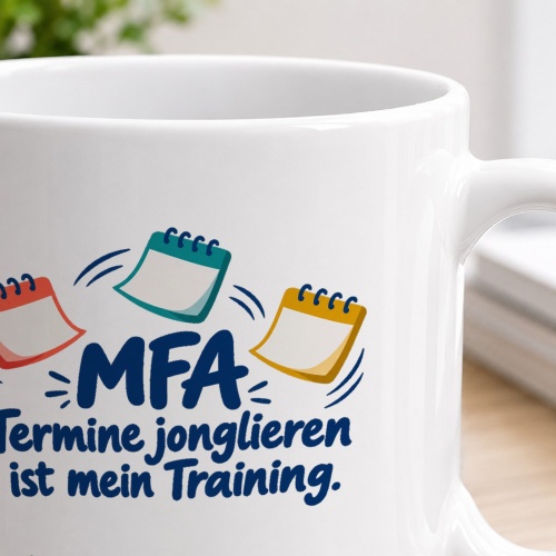 Personalisierte Tasse »MFA«