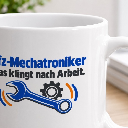 Personalisierte Tasse »Kfz-Mechatroniker«
