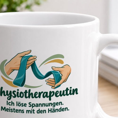 Personalisierte Tasse »Physiotherapeutin«