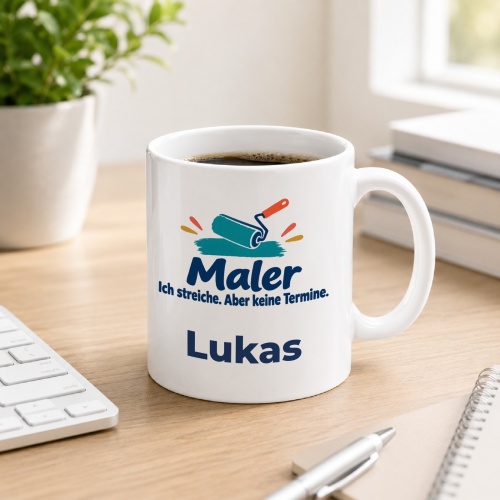 Personalisierte Tasse »Maler«