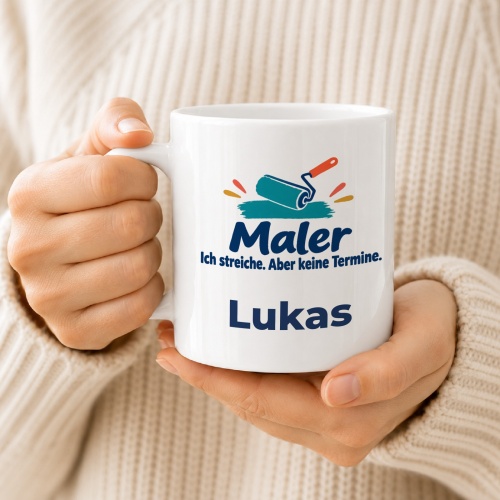Personalisierte Tasse »Maler«