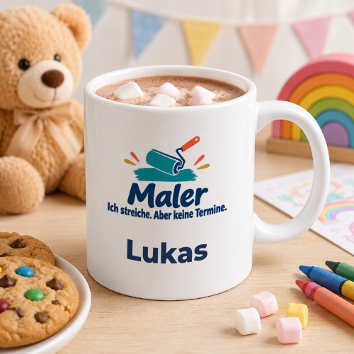 Personalisierte Tasse »Maler«