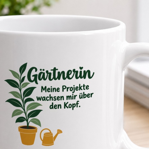 Personalisierte Tasse »Gärtnerin«