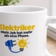 Personalisierte Tasse »Elektriker«