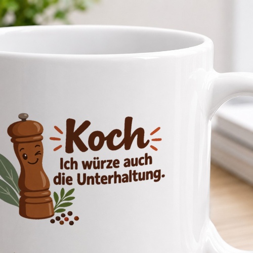 Personalisierte Tasse »Koch«