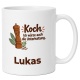 Personalisierte Tasse »Koch«
