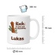 Personalisierte Tasse »Koch«