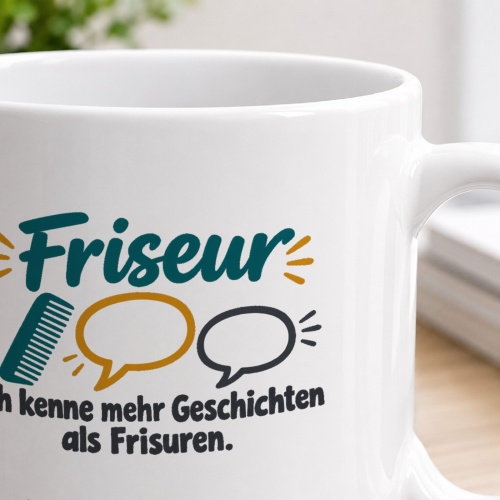 Personalisierte Tasse »Friseur«