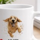 Tasse »Golden Retriever Herzmotiv«