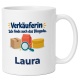 Personalisierte Tasse »Verkäuferin«