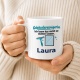Personalisierte Tasse »Gebäudereinigerin«