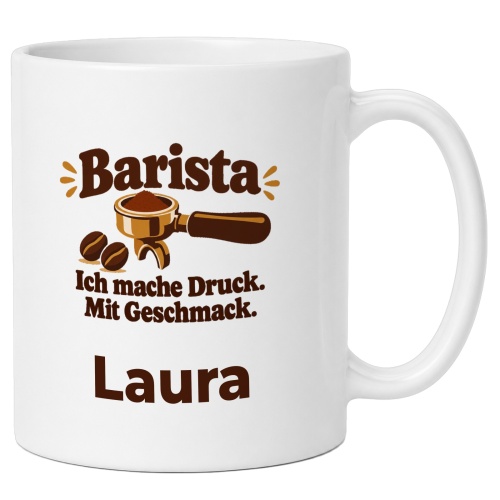 Personalisierte Tasse »Barista«