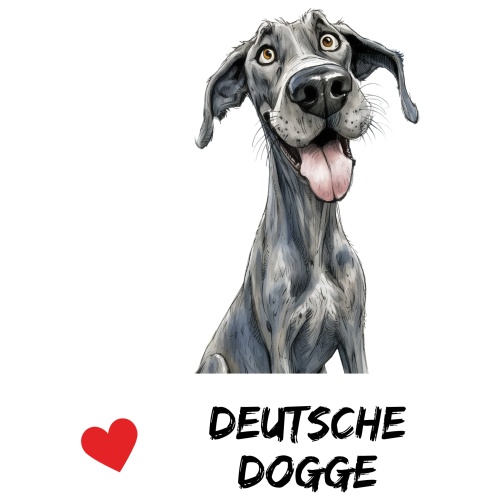Tasse »Deutsche Dogge Herzmotiv«