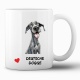 Tasse »Deutsche Dogge Herzmotiv«