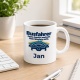Personalisierte Tasse »Busfahrer«