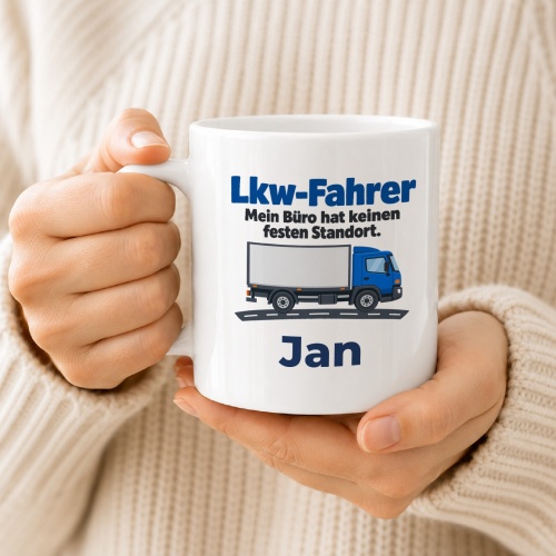 Personalisierte Tasse »Lkw-Fahrer«