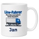 Personalisierte Tasse »Lkw-Fahrer«