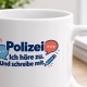 Personalisierte Tasse »Polizei«
