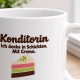 Personalisierte Tasse »Konditorin«