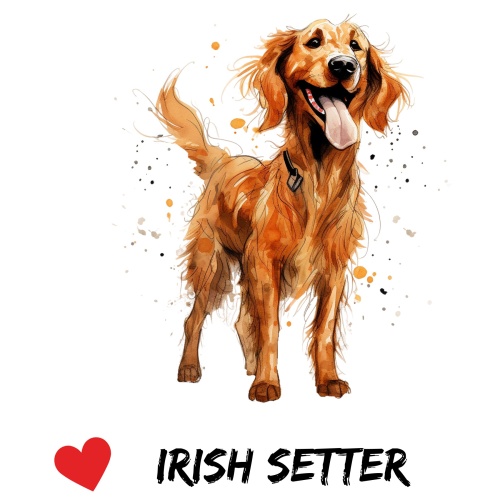 Tasse »Herz Irish Setter«