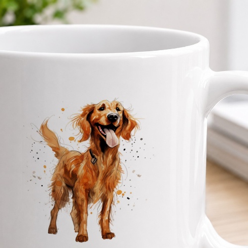 Tasse »Herz Irish Setter«
