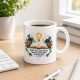 Tasse mit Spruch über Verstand