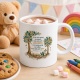 Tasse mit Spruch über Wissen